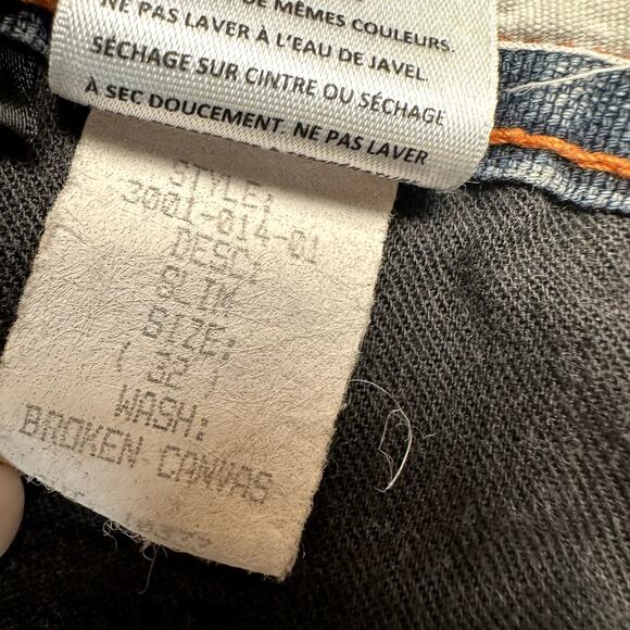 Vintage Hiroshi Kato Jeans Men's 32 x 32 Slim Japanese Denim USA made Grunge Y2K - Picture 9 of 16